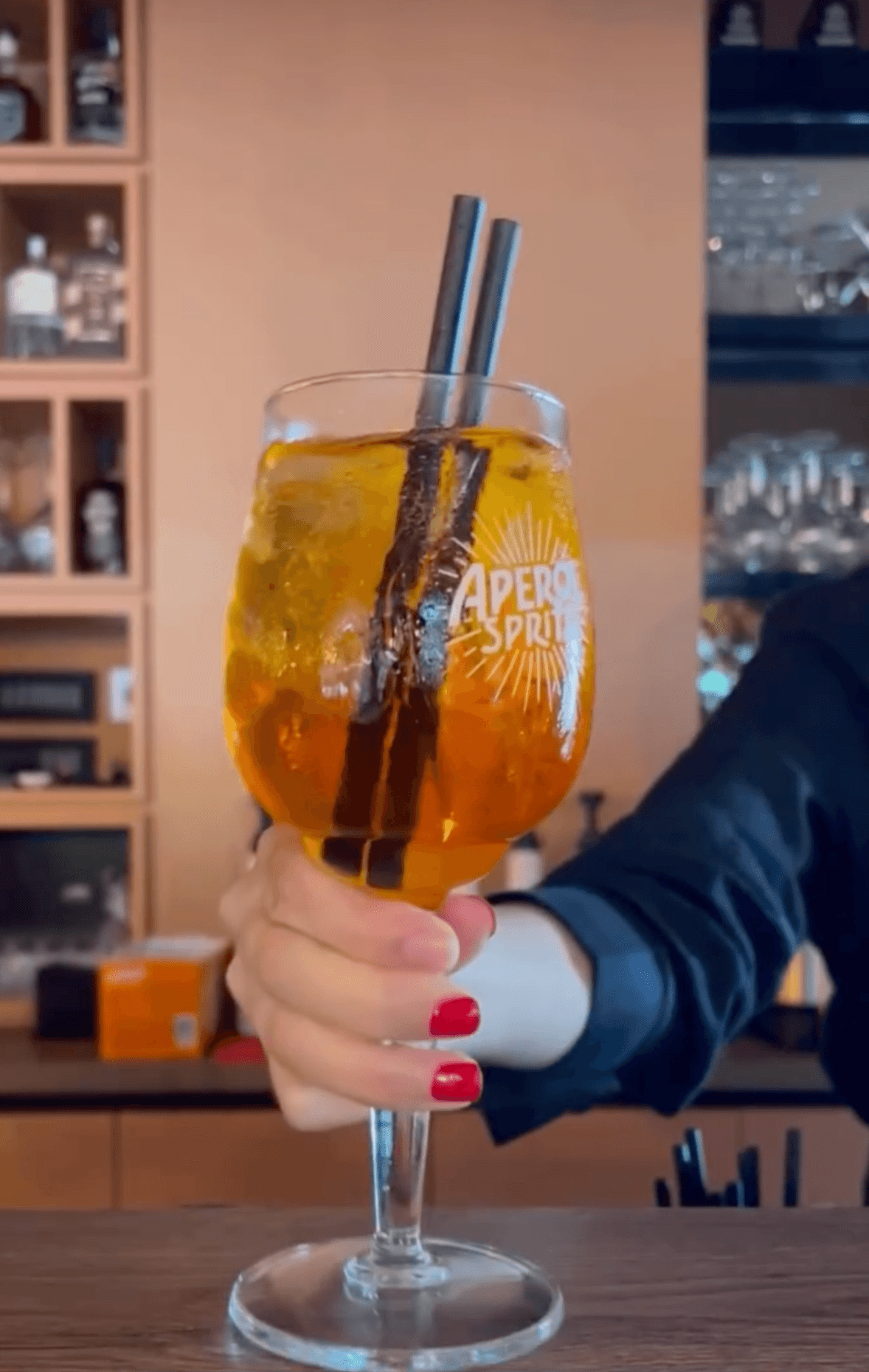 Peach Aperol Spritz